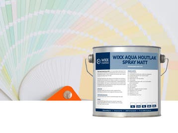 Wixx Aqua Houtlak Spray Matt Mengkleur 20L, Overige kleuren, Verzenden, Nieuw, 15 tot 20 liter