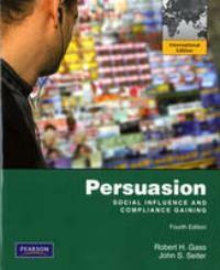 Persuasion, Social Influence, and Compliance, Boeken, Verzenden, Gelezen, Gass Robert