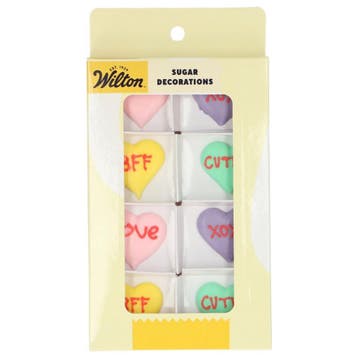 Wilton Suikerdecoratie Liefdesbriefjes 8st.**, Verzenden, Nieuw