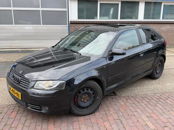 Audi A3 2.0TFSI DSG/280PK/PANO/LEDER/NWE APK/NWE KETTING, Auto's, Zwart, Overige kleuren, Nieuw, Euro 4