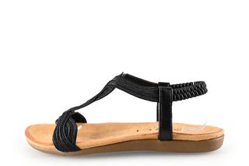 Dolcis Sandalen in maat 38 Zwart, Dolcis, Verzenden, Zwart, Sandalen of Muiltjes