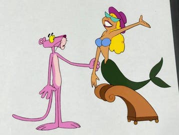 Friz Freleng - Originele tekenfilmcel van Pink Panther - The, Nieuw in verpakking