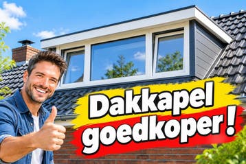 KUNSTSTOF DAKKAPEL PRIJZEN DEZE MAAND (max. 49%) GOEDKOPER !, Nieuw