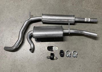 Complete uitlaat Einddemper + Middendemper Seat Arosa / Volk, Verzenden, Nieuw