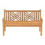 Cross bank teak 150x64x92cm, Ophalen of Verzenden, Nieuw