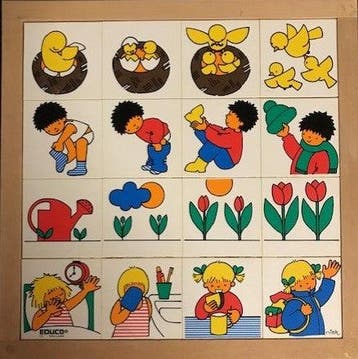 Educo Logische Volgorde (o.a. nest met vogels), Verzenden, Nieuw