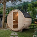 Barrelsauna Spitsbergen - Incl. saunakachel - Ø 190 cm - 3,6, Verzenden, Nieuw