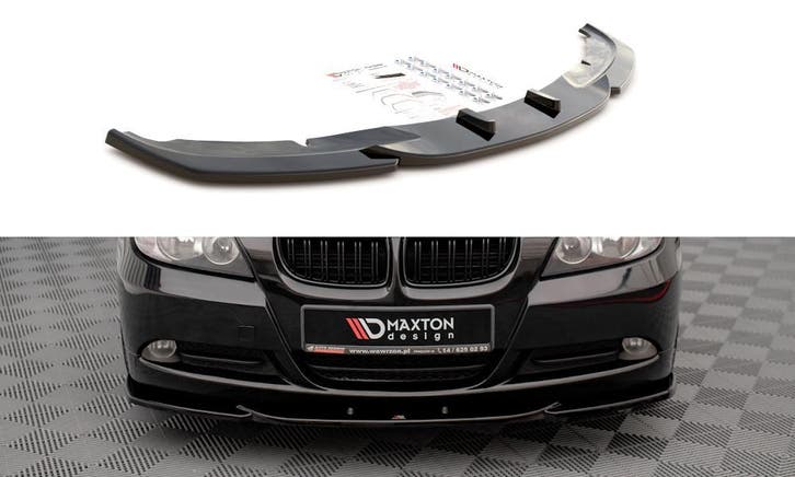 Frontspoiler Lip Non-M BMW 3 Serie E90 E91 Maxton V2 B3140, Auto-onderdelen, Carrosserie en Plaatwerk, Nieuw, BMW, Voor