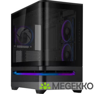 Asus Prime AP202 TG ARGB Zwart, Computers en Software, Computerbehuizingen, Verzenden, Nieuw
