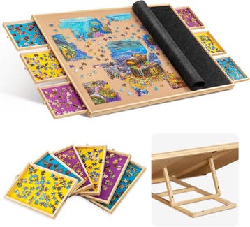 Puzzelbord met ezel - 2000 stuks | 35% Korting, Ophalen of Verzenden, Meer dan 1500 stukjes, Zo goed als nieuw, Overige typen
