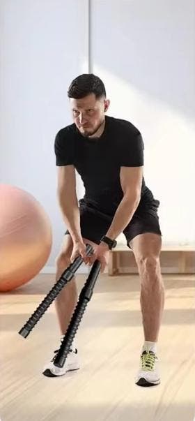 Ropeless Battle Ropes Set Draadloos Cardio Kracht Fitness, Sport en Fitness, Fitnessmaterialen, Verzenden, Nieuw