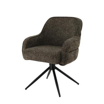 DS4U - Loisa armstoel met terugdraaifunctie - Set van 6 -, Ophalen of Verzenden, Nieuw