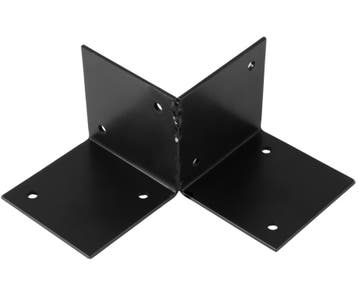 Starx paalverbinder type-SBO 70x70 mm zwart, Verzenden, Nieuw