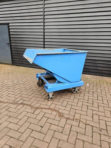 Kiepbak kantelbak spanenbak heftruck 600 liter, Voorzetapparatuur
