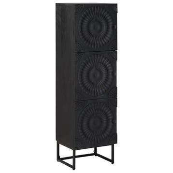 vidaXL buffetkast Zwart 35 x 30 x 120 cm, Huis en Inrichting, Minder dan 50 cm, Verzenden, 100 tot 150 cm, Nieuw