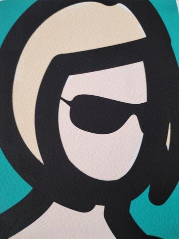 Julian Opie (1958) - Female turist