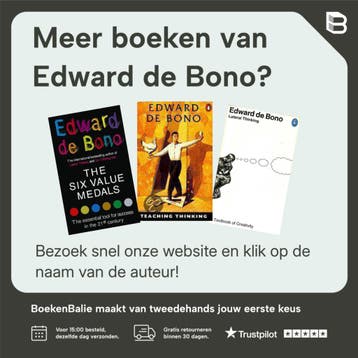Zes denkende hoofddeksels / Business bibliotheek, Boeken, Verzenden, Gelezen, Edward de Bono