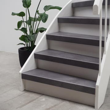 Betonlook PVC traprenovatieset v.a. €475 excl. btw, PVC-traprenovatie, Crème, 75 m² of meer, Nieuw