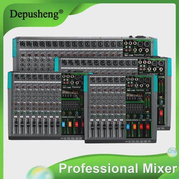 Depusheng Professionele Audio Mixer Console - 6/8/12/16 Kana, Verzenden, Nieuw