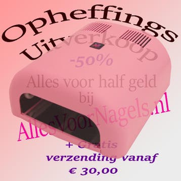 UV lamp tunnel 36 watt gel nagels uvlamp Roze, Ophalen of Verzenden, Nieuw, Hand- en Voetverzorging