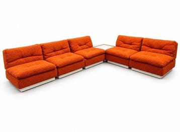 Saporiti - Sofa (6) - Textiel, Plastic