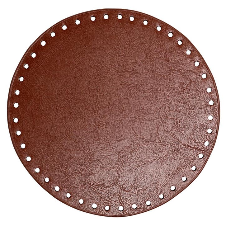 Go Handmade Mand/Tasbodem - Rond 20 cm - Bruin, Hobby en Vrije tijd, Breien en Haken, Ophalen of Verzenden