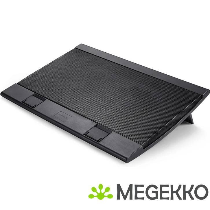 DeepCool Wind Pal FS notebook cooling pad 1200 RPM Zwart, Computers en Software, Computerkoelers, Nieuw, Verzenden