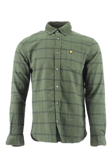 Lyle And Scott Overhemd in maat S Groen, Verzenden, Zo goed als nieuw, Overige kleuren, Lyle And Scott