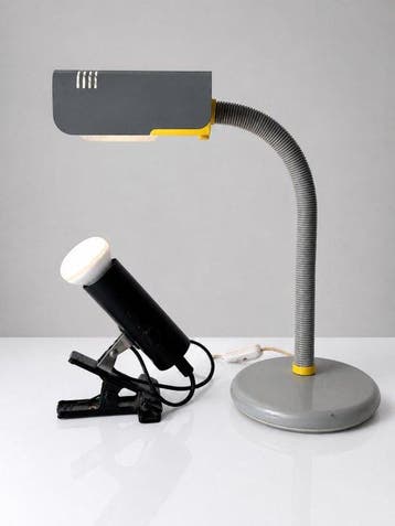 Targetti Sankey - Pair of Italian Industrial Design Lamps –
