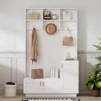 Garderobeset met Bank – Schoenenopslag, 3 Haken en Schappen, Verzenden, Nieuw