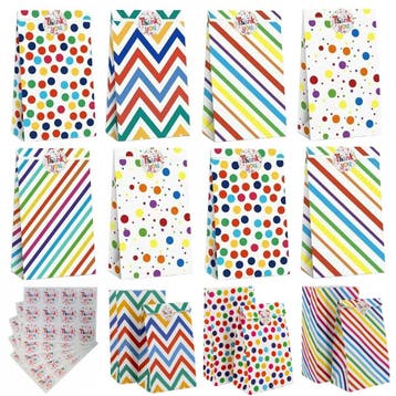 Fako Bijoux - 50 Gekleurde Uitdeelzakjes Party Mix Met, Verzenden, Nieuw