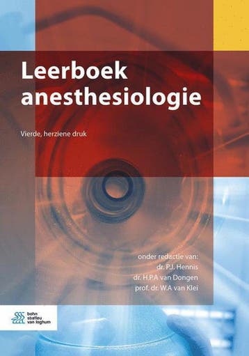 9789036821124 Leerboek anesthesiologie | Tweedehands, Verzenden, Zo goed als nieuw, Hennis P.J.