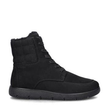 Ecco Bella veterboots voor dames in het Zwart, Ecco, Verzenden, Zwart, Lage of Enkellaarzen