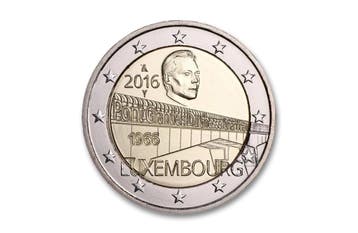 2 euro Groothertogin charlottebrug 2016 - Luxemburg, Verzenden