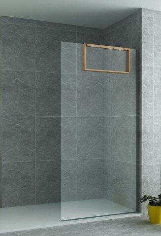 Opbouwnis voor douchewand 30 x 60 x 8 cm geborsteld koper, Ophalen of Verzenden, Nieuw, Koper, Bad