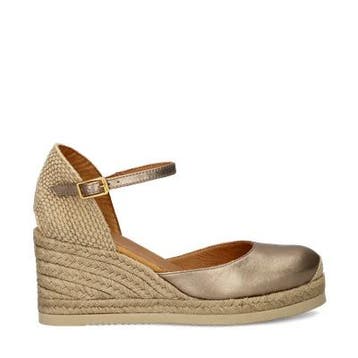Unisa Cacares espadrilles voor dames in het Goud, Overige kleuren, Verzenden, Nieuw, Espadrilles of Moccasins