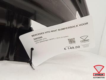 Mercedes Vito V-Klasse W447 Bumperbalk Balk Voor Nieuw, Ophalen, Nieuw, Mercedes-Benz