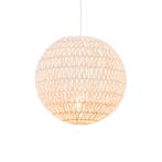 Retro hanglamp wit 40 cm - Lina Ball 40, Huis en Inrichting, Lampen | Hanglampen, Verzenden, Nieuw, Design