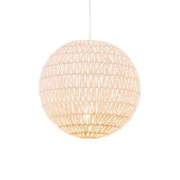 Retro hanglamp wit 40 cm - Lina Ball 40, Huis en Inrichting, Lampen | Hanglampen, Verzenden, Nieuw