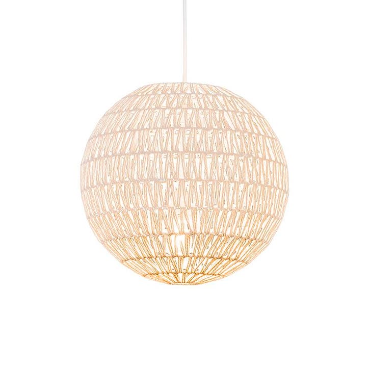 Retro hanglamp wit 40 cm - Lina Ball 40, Huis en Inrichting, Lampen | Hanglampen, Nieuw, Verzenden