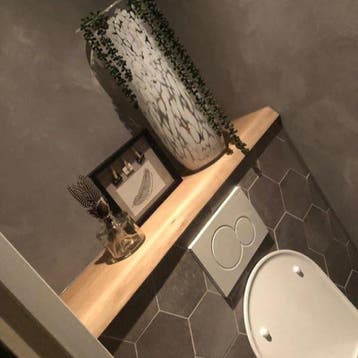 Houten toiletplank - 4cm dik eiken - Boomstam, Verzenden, Nieuw