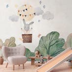 Profhome 399051-GU Fotobehang kinderbehang mat beige groen, Huis en Inrichting, Stoffering | Behang, Verzenden