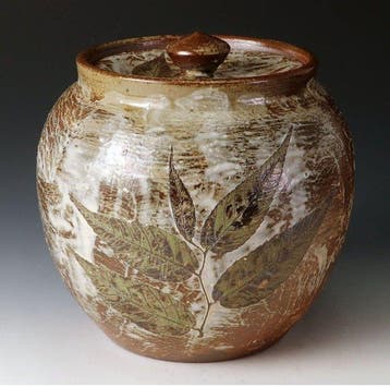 Chikuyo-gama - Kawai Tadashi - Pot - Mizusashi (waterkan) -