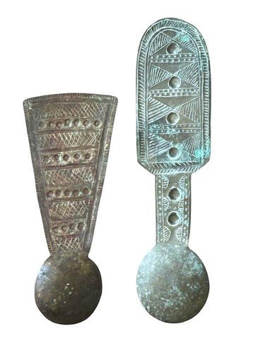 Goudstof lepels - NSAWA - Akan - Ghana (Zonder minimumprijs)
