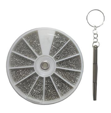 Micro schroefjes 600-delig | RVS | bril horloge telefoon, Ophalen of Verzenden, Nieuw