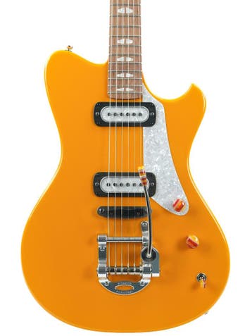Powers Electric A Type Aged Signal Yellow (Instrument), Ophalen of Verzenden, Nieuw, Hollow body