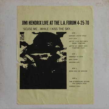 LP gebruikt - Jimi Hendrix - Live At The L.A. Forum 4-25-..., Verzenden, Zo goed als nieuw, Overige formaten