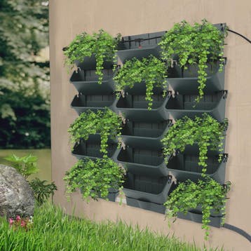 Automatische Zelfwaterende Muurtuin met Timer - 18 Potten Ve, Verzenden, Nieuw