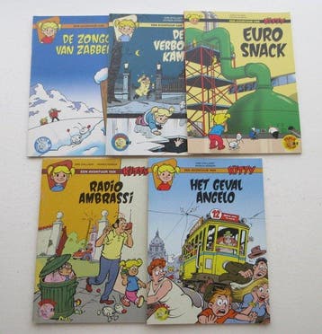 Kitty - 1 t/m 5 - Fenix Collectie - 5 Album - Eerste druk -, Boeken, Nieuw