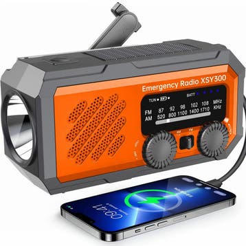 XSY 300 - Noodradio - 2.000mAh Powerbank - Oranje, Ophalen of Verzenden, Nieuw